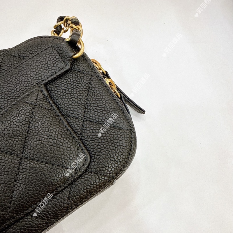 莉亞精品♡ Chanel 荔枝相機包 AS0969 二手美包-10