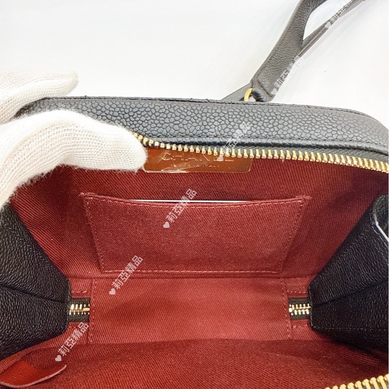 莉亞精品♡ Chanel 荔枝相機包 AS0969 二手美包-12