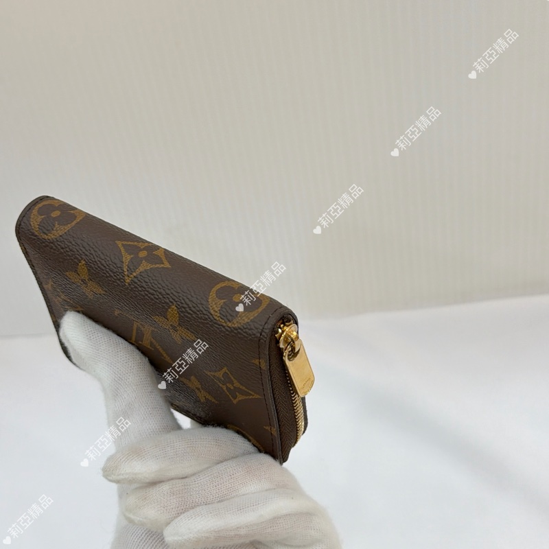 莉亞精品♡Lv 老花ㄇ拉零錢包 二手美品-10