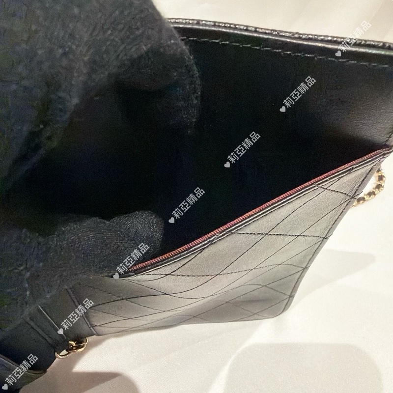 莉亞精品♡ Chanel 多功能荔枝皮woc AP2595  二手美包-13