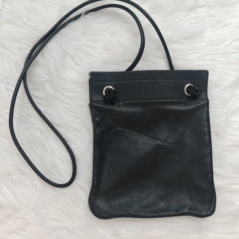 Hermès 愛馬仕 Aline 黑銀 牛皮-1