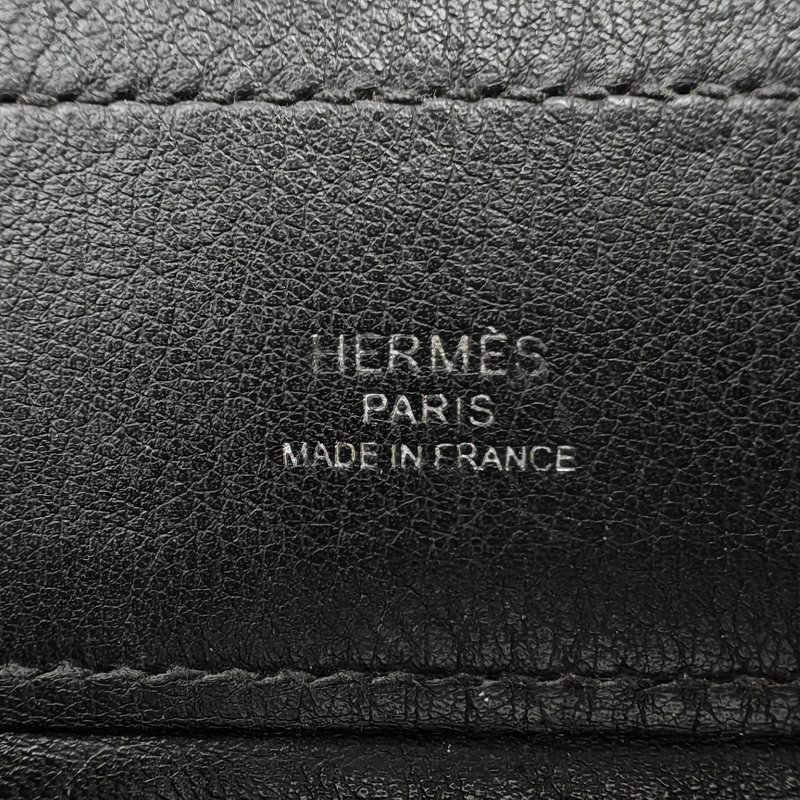 Hermès 愛馬仕 Aline 黑銀 牛皮-4