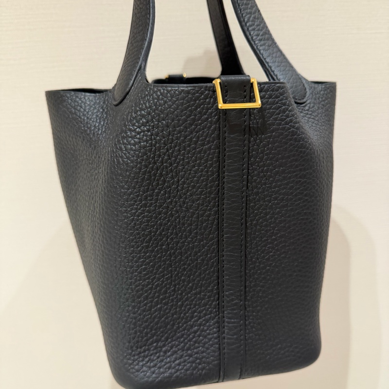 全新 Hermes Picotin 18 經典黑金 (菜籃子)-6