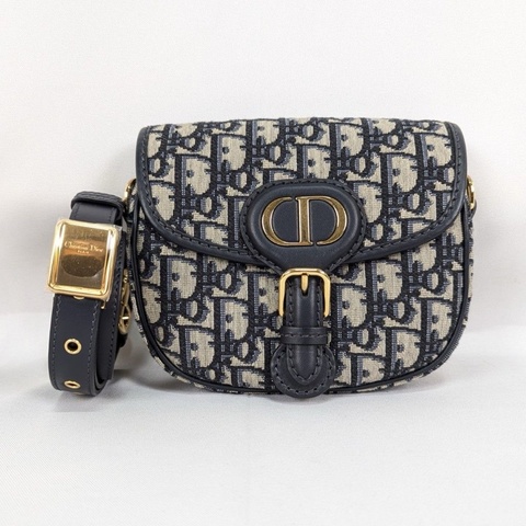 莉亞精品♡ Dior Bobby小號老花馬鞍包 二手美包