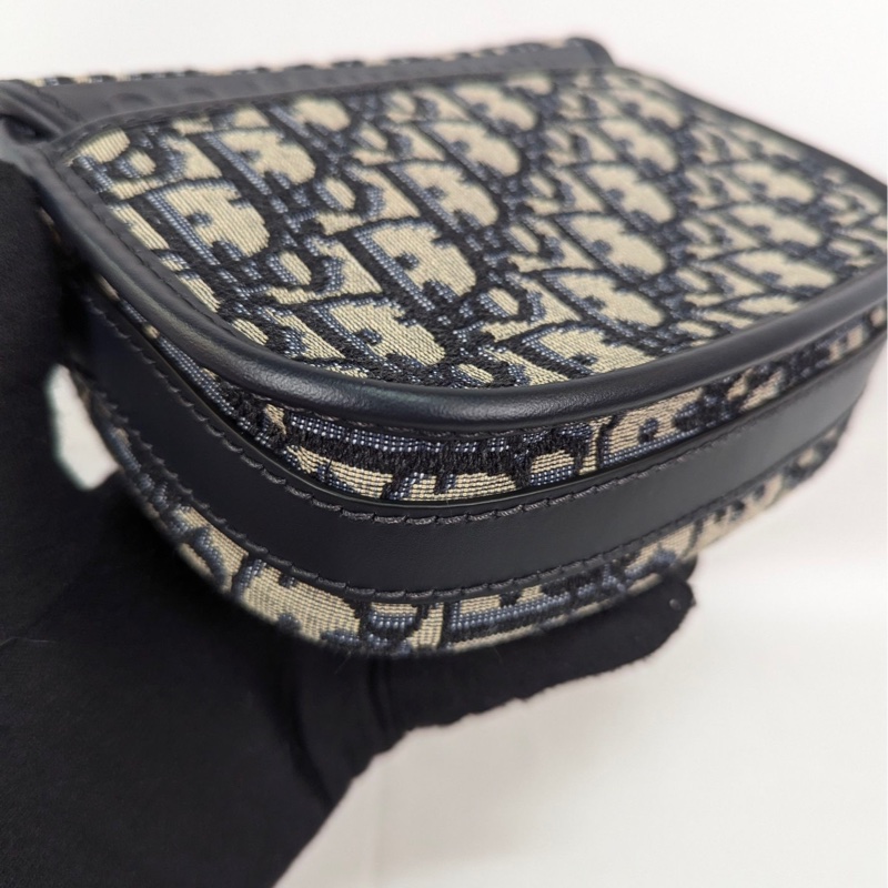 莉亞精品♡ Dior Bobby小號老花馬鞍包 二手美包-8