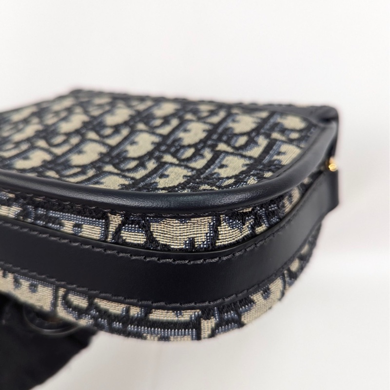 莉亞精品♡ Dior Bobby小號老花馬鞍包 二手美包-9