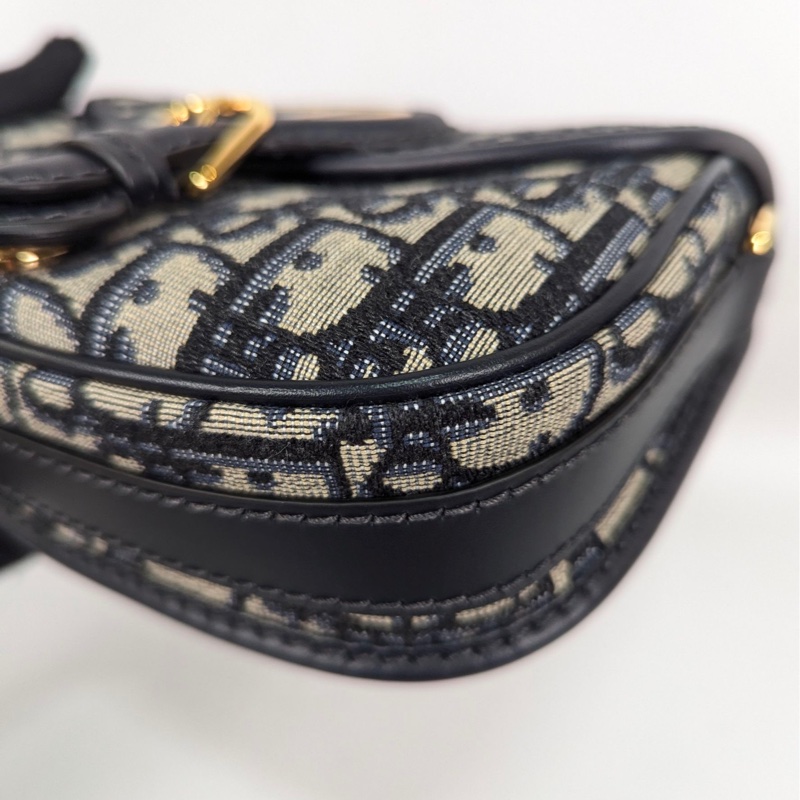 莉亞精品♡ Dior Bobby小號老花馬鞍包 二手美包-10