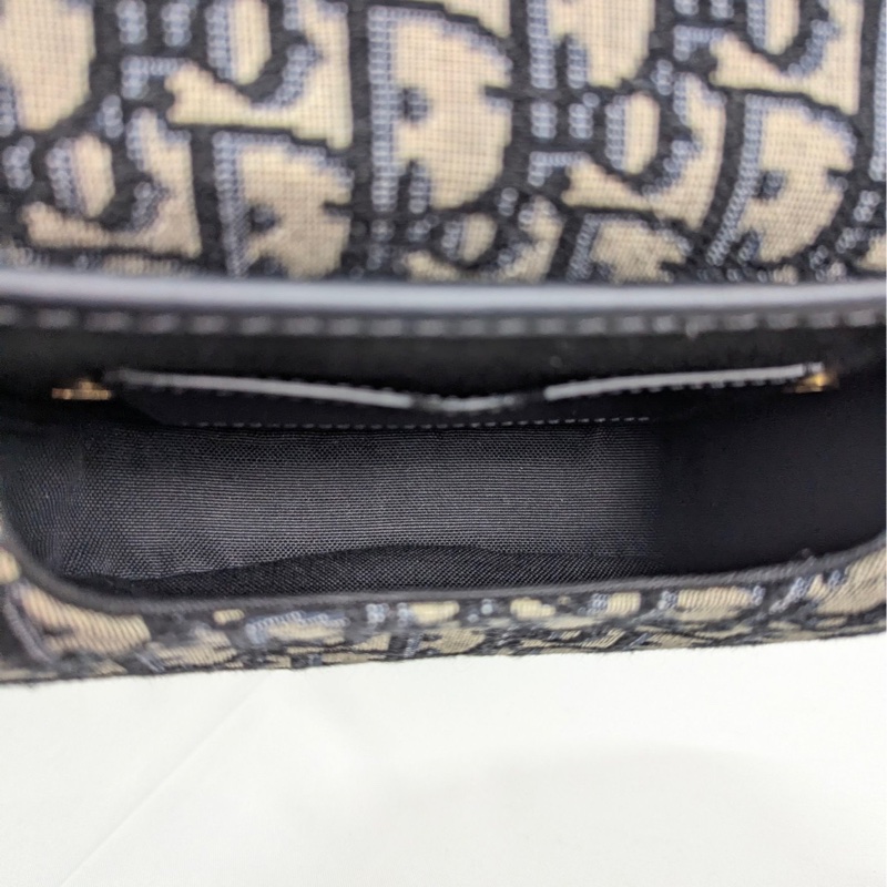 莉亞精品♡ Dior Bobby小號老花馬鞍包 二手美包-13