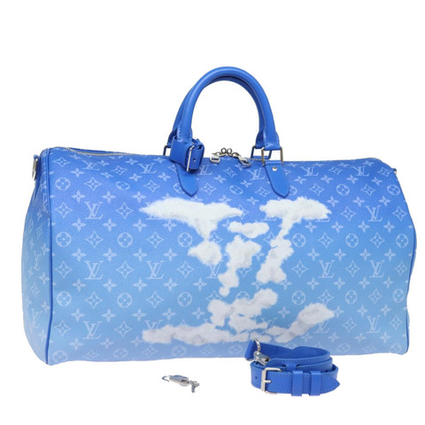 路易威登 Monogram Clouds Keepall Bandouliere 50 旅行包 M45428 LV 正品 80910SAV