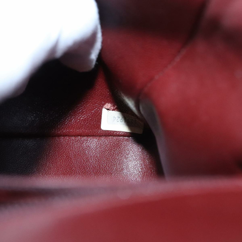 【日本直送】香奈兒 Matelasse 25 鏈條情人節限量版羊皮黑 CC Auth 103226SAM-10