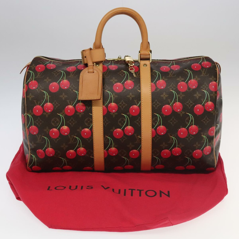 【日本直送】路易威登 Monogram Cherry Keepall 45 波士頓包 M95011 LV Auth 101791SM-11
