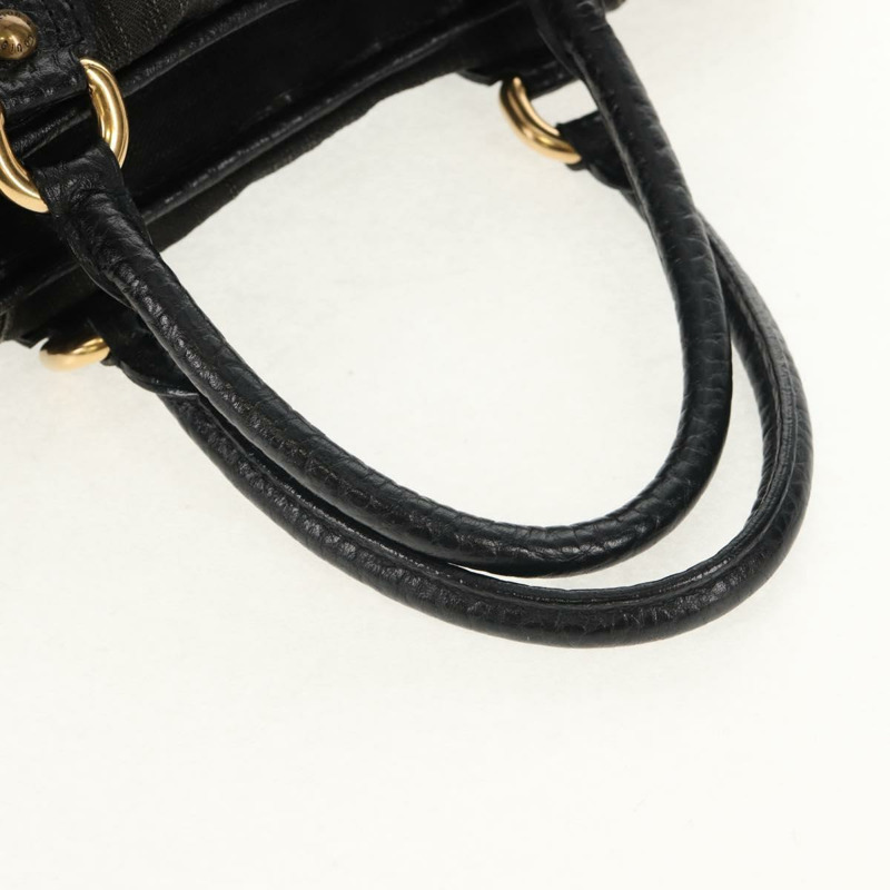 【日本直送】路易威登 Monogram Denim Neo Cabby MM 兩用包 黑色 M95351 LV Auth TR157-5