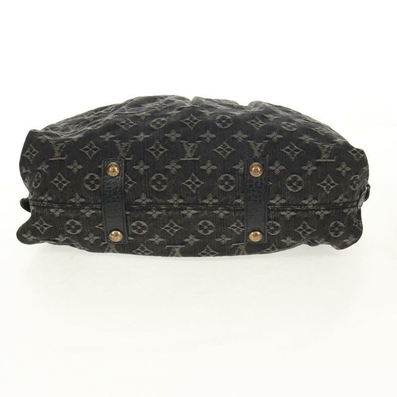 【日本直送】路易威登 Monogram Denim Neo Cabby MM 兩用包 黑色 M95351 LV Auth TR157-10
