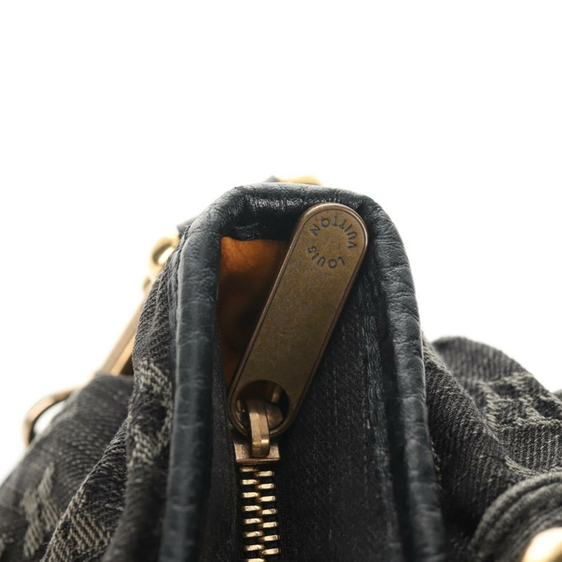 【日本直送】路易威登 Monogram Denim Neo Cabby MM 兩用包 黑色 M95351 LV Auth TR157-16