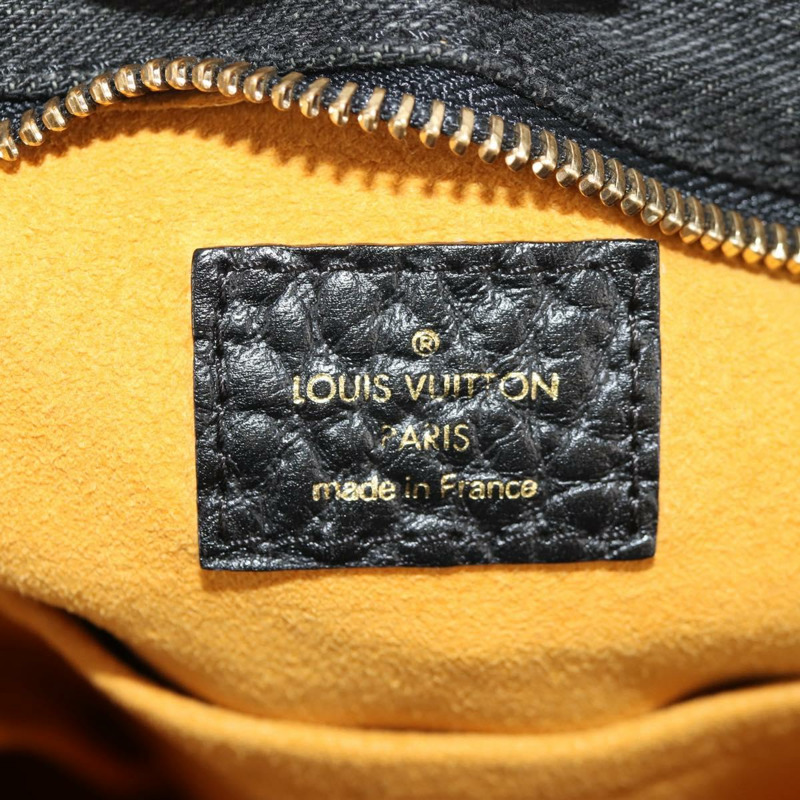 【日本直送】路易威登 Monogram Denim Neo Cabby MM 兩用包 黑色 M95351 LV Auth TR157-17