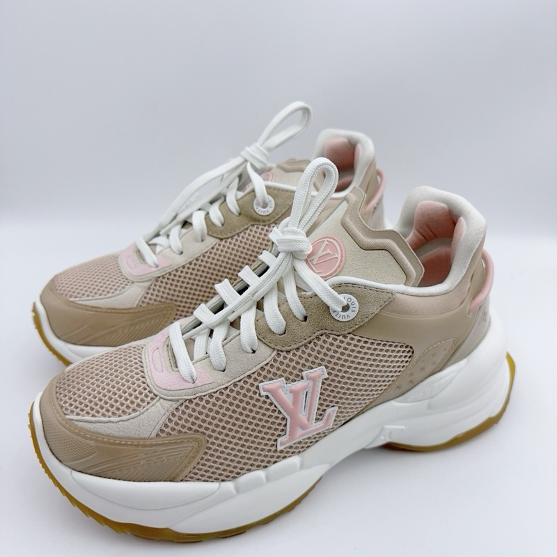 99新/Lv路易威登/36碼/新款卡其拼粉Run55老爹鞋/-2
