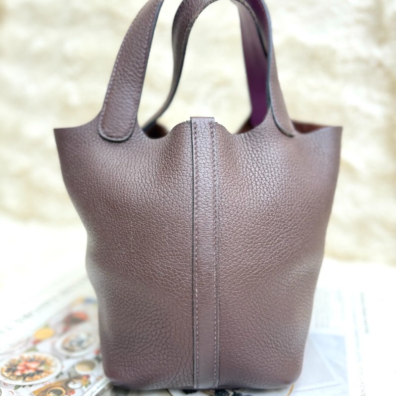 Hermès Picotin Lock 菜籃子 Togo 18 銀扣 u stamp-1