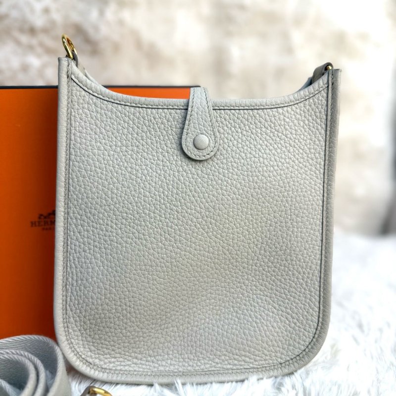 Hermès mini Evelyne 冰川白B stamp-2