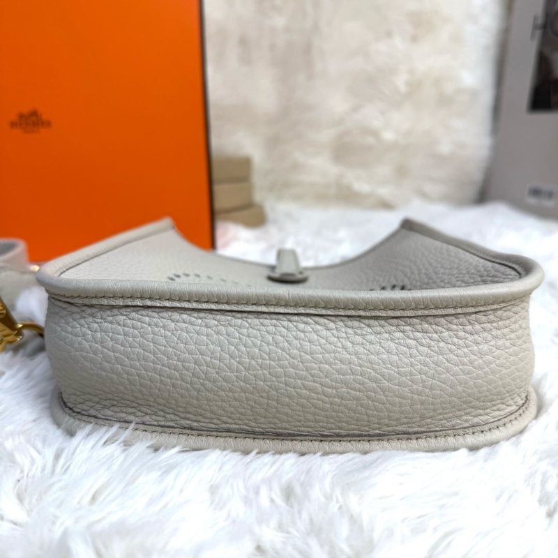 Hermès mini Evelyne 冰川白B stamp-3