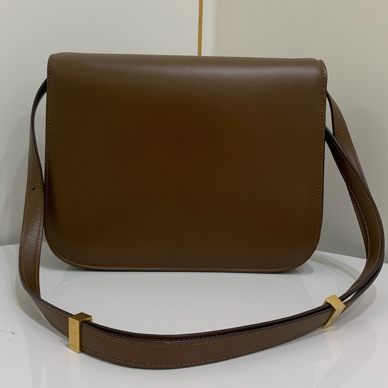 赛琳/Celine 瑟琳 焦糖棕box经典牛皮豆腐包-1