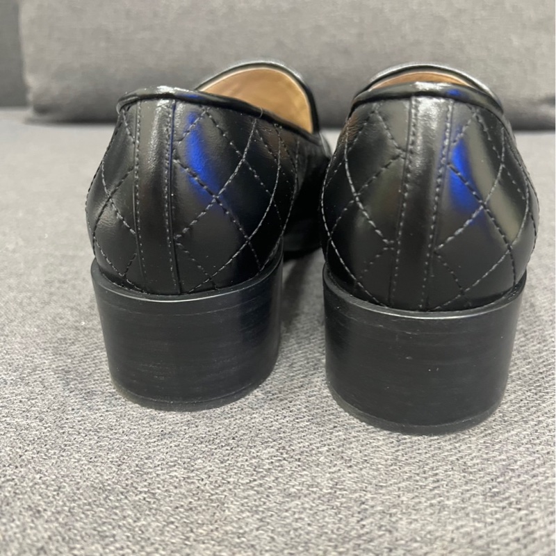 Chanel 黑色樂福鞋-4