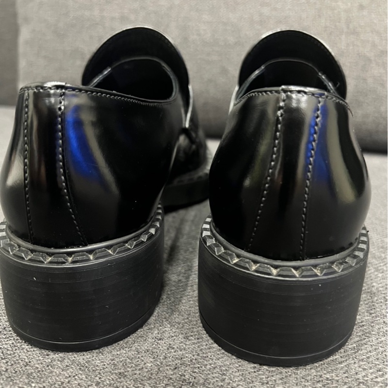 PRADA黑色樂福鞋-4