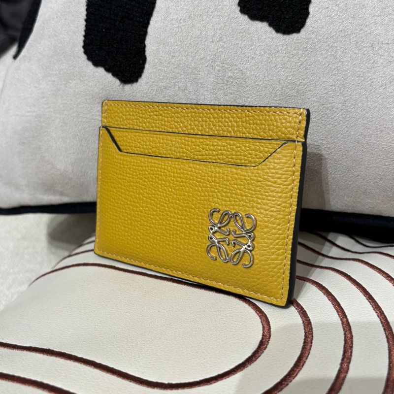Loewe card holder Anagram Plaque PEBBLED Leather 卡片套-3