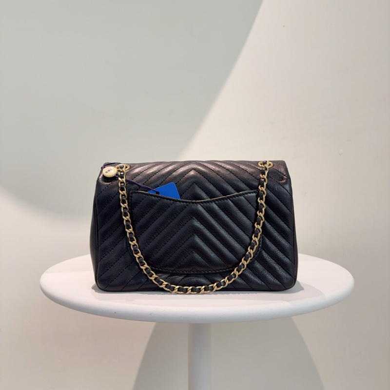 Chanel 宮廷系列黑金大mini 25開有卡 成色很好 邊角無磨損 金屬無褪色 內里乾淨-3