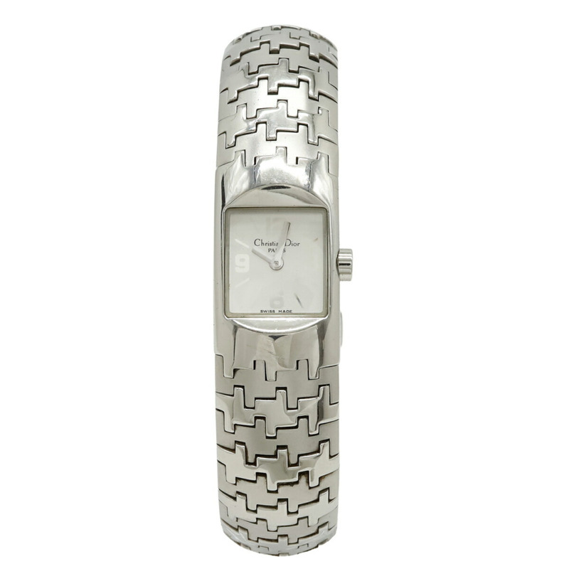 Christian Dior Diorific 銀色錶盤不鏽鋼女石英腕錶 D96-100-0