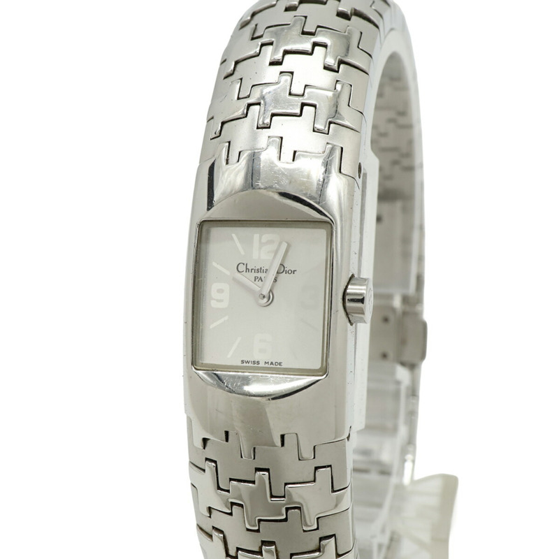 Christian Dior Diorific 銀色錶盤不鏽鋼女石英腕錶 D96-100-4