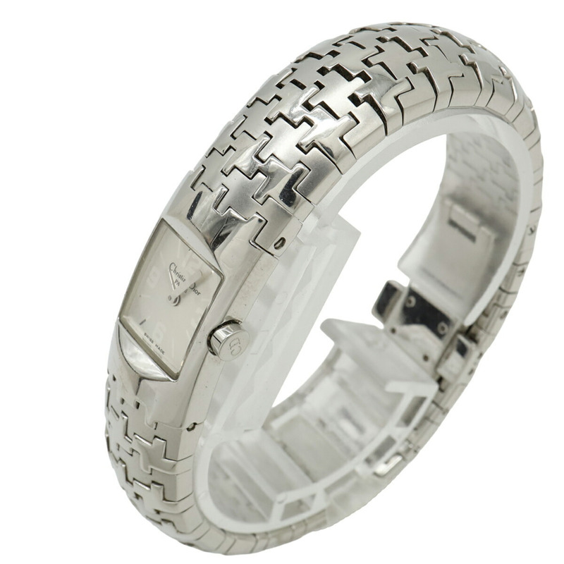 Christian Dior Diorific 銀色錶盤不鏽鋼女石英腕錶 D96-100-5