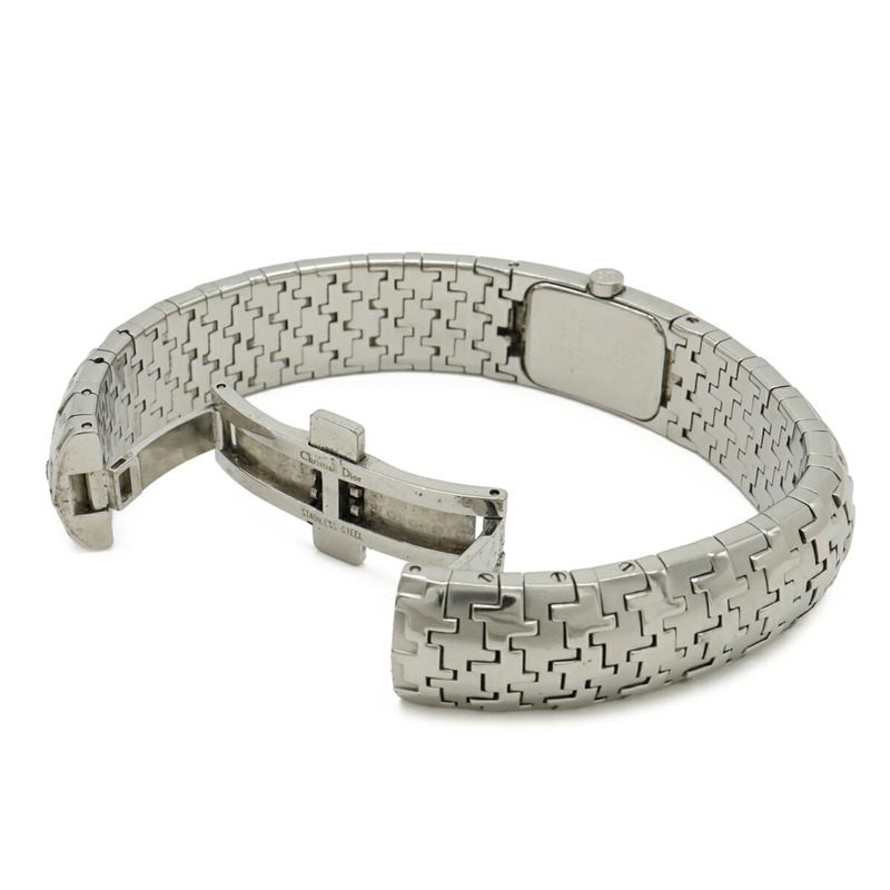 Christian Dior Diorific 銀色錶盤不鏽鋼女石英腕錶 D96-100-7