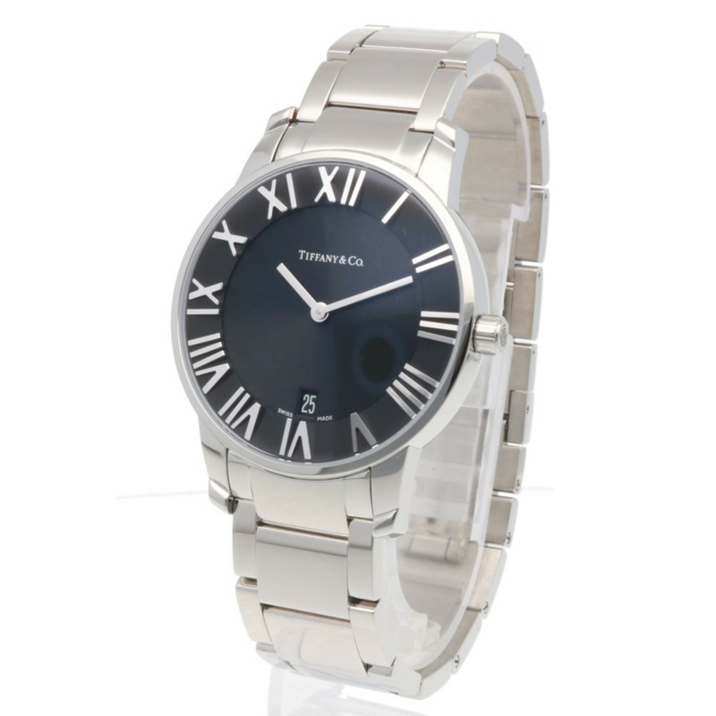 Tiffany & Co.) Atlas Dome 手錶,不鏽鋼,石英,Z1800.11.10A10A00A,拋光,男錶。-2