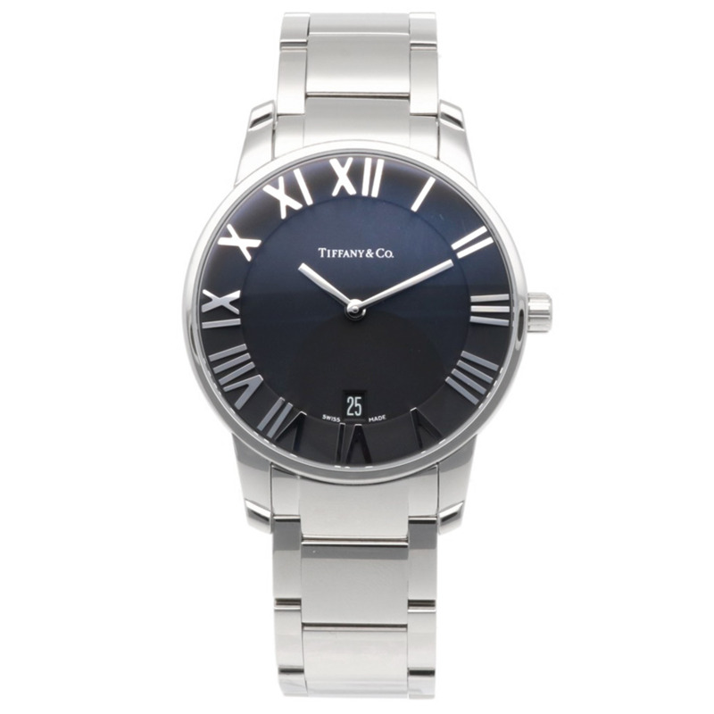 Tiffany & Co.) Atlas Dome 手錶,不鏽鋼,石英,Z1800.11.10A10A00A,拋光,男錶。-7
