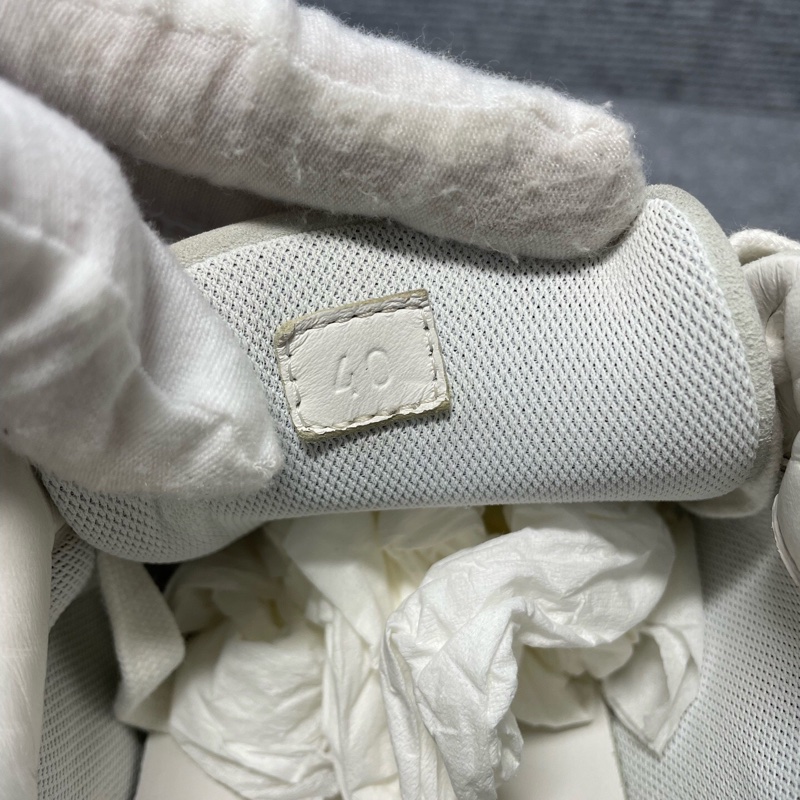 Hermès 愛馬仕灰白色麂皮網面運動鞋40碼 男女同款-5
