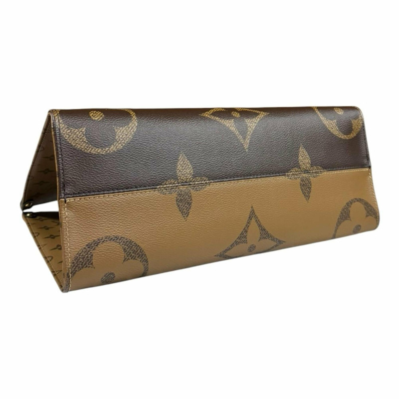 路易威登 OnTheGo MM Monogram Giant 手提包,反色 M45321 棕色,男女通用,LOUIS VUITTON 兩用-5