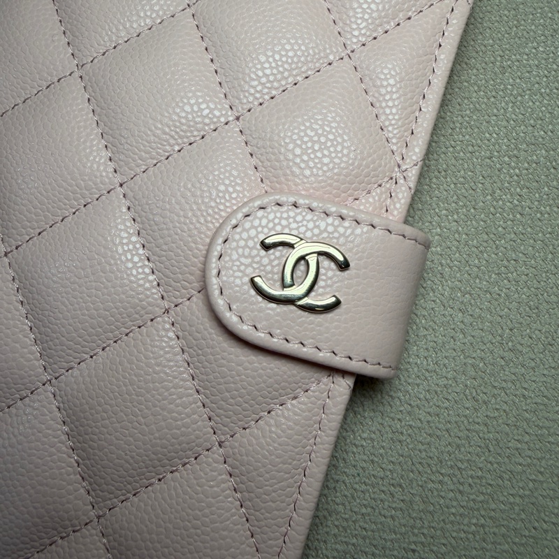 CHANEL 粉紅 護照夾 筆記本套 閒置新 💗-2