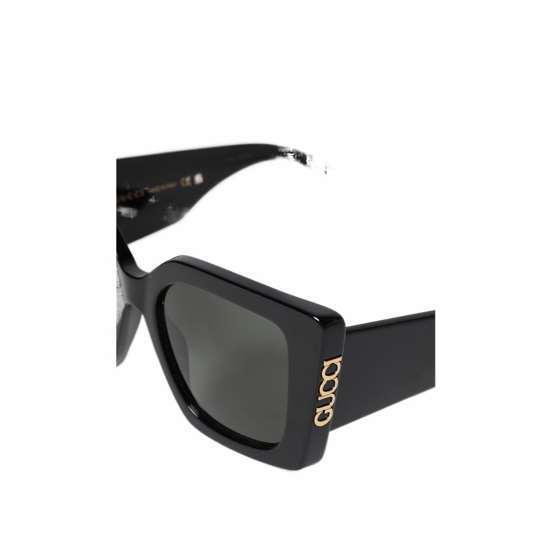 Gucci 女士 幾何框太陽鏡51 均碼碼橋寬: 1.9cm; 鏡腿長: 13cm; 鏡片直徑: 5.1cm-1
