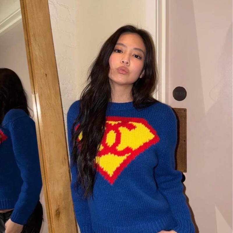 Chanel香奈兒26A高級手工坊針織超人套頭衫-1