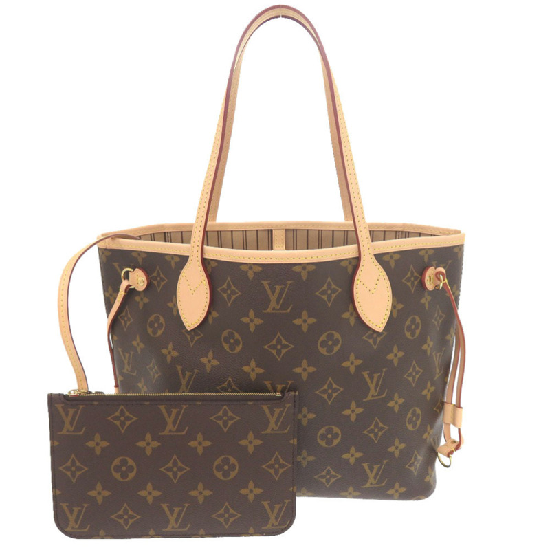 全新未使用路易威登 Neverfull PM Monogram M46979 IC 棕色手提包 LV 0892-0