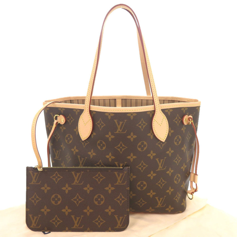 全新未使用路易威登 Neverfull PM Monogram M46979 IC 棕色手提包 LV 0892-1