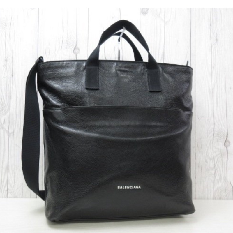 Balenciaga • 巴黎世家油臘牛皮托特包2Way 🈶原廠背帶-1
