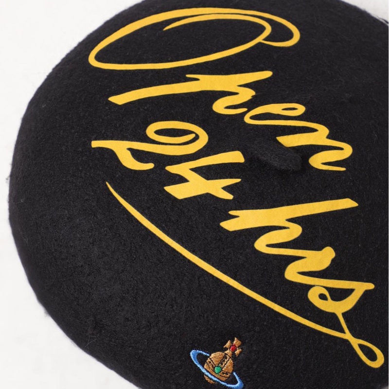 Vivienne Westwood Open 24 Hours 羊毛貝雷帽 土星 西太后-2