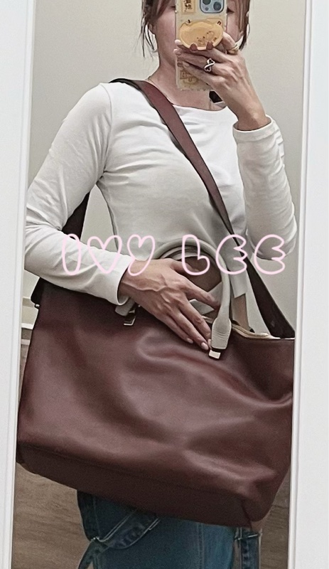 Chloé Baylee 系列 手提包 斜背包 紅棕色拼焦糖色 正品 二手精品-3