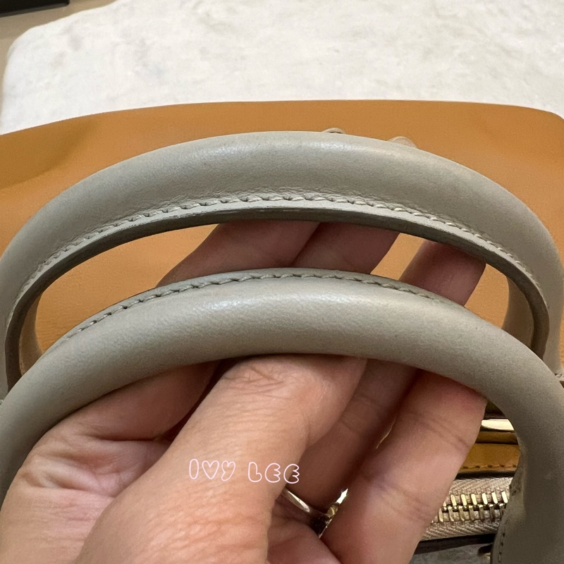 Chloé Baylee 系列 手提包 斜背包 紅棕色拼焦糖色 正品 二手精品-6