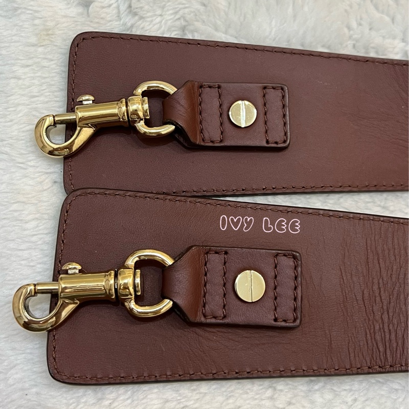 Chloé Baylee 系列 手提包 斜背包 紅棕色拼焦糖色 正品 二手精品-13