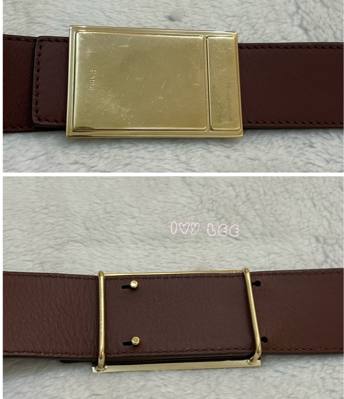 Chloé Baylee 系列 手提包 斜背包 紅棕色拼焦糖色 正品 二手精品-14