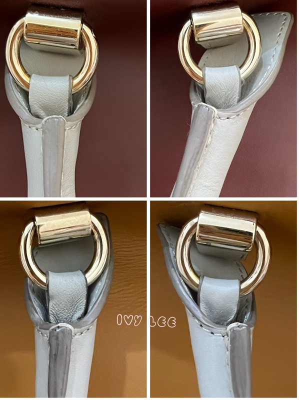 Chloé Baylee 系列 手提包 斜背包 紅棕色拼焦糖色 正品 二手精品-16