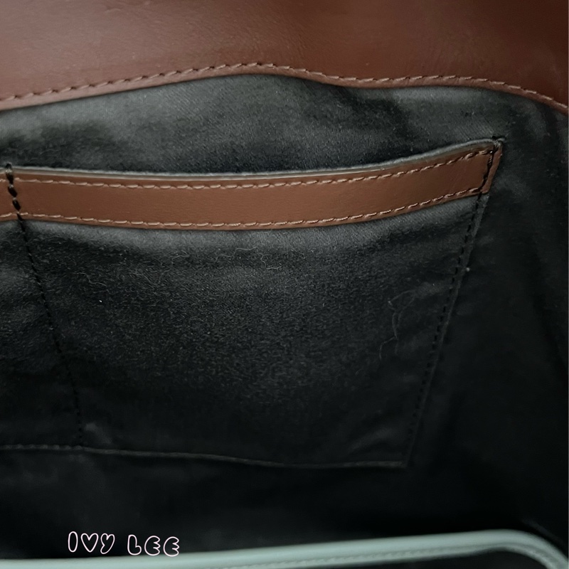 Chloé Baylee 系列 手提包 斜背包 紅棕色拼焦糖色 正品 二手精品-24
