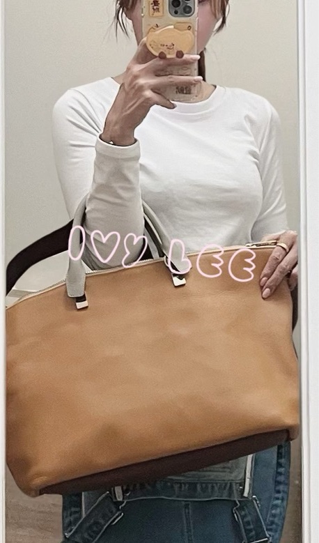 Chloé Baylee 系列 手提包 斜背包 紅棕色拼焦糖色 正品 二手精品-37